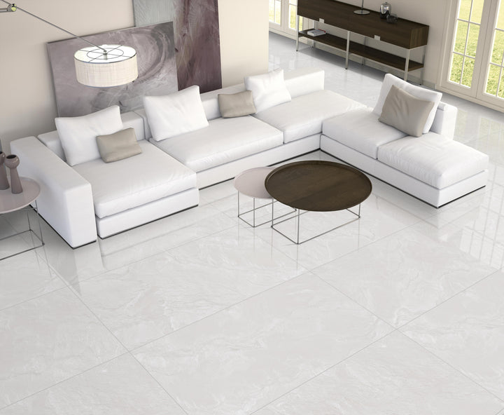 GLAMOUR GREY POLISHED WALL &amp; FLOOR TILES 60X120 CM