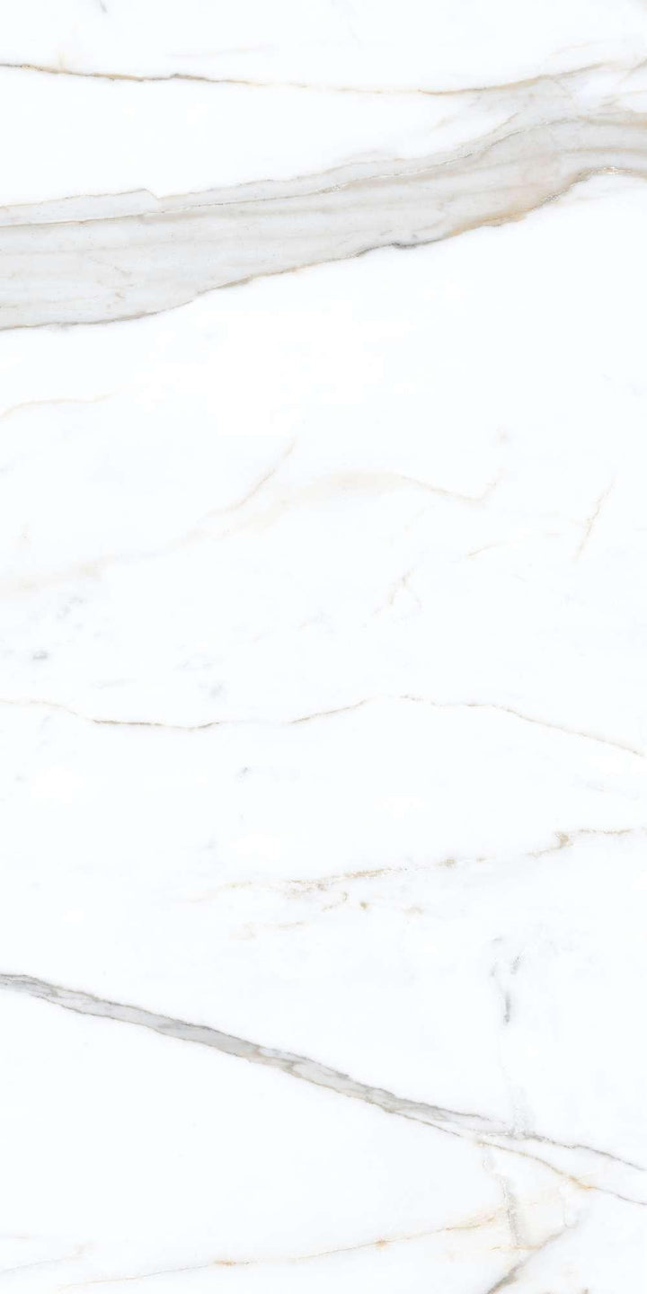 CARRARA MARBLE GLOSSY PORCELAIN WALL &amp; FLOOR TILES 60X120 CM