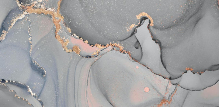 STORM ROSE GOLD GLASS PORCELAIN FEATURE WALL TILES 60X120 CM