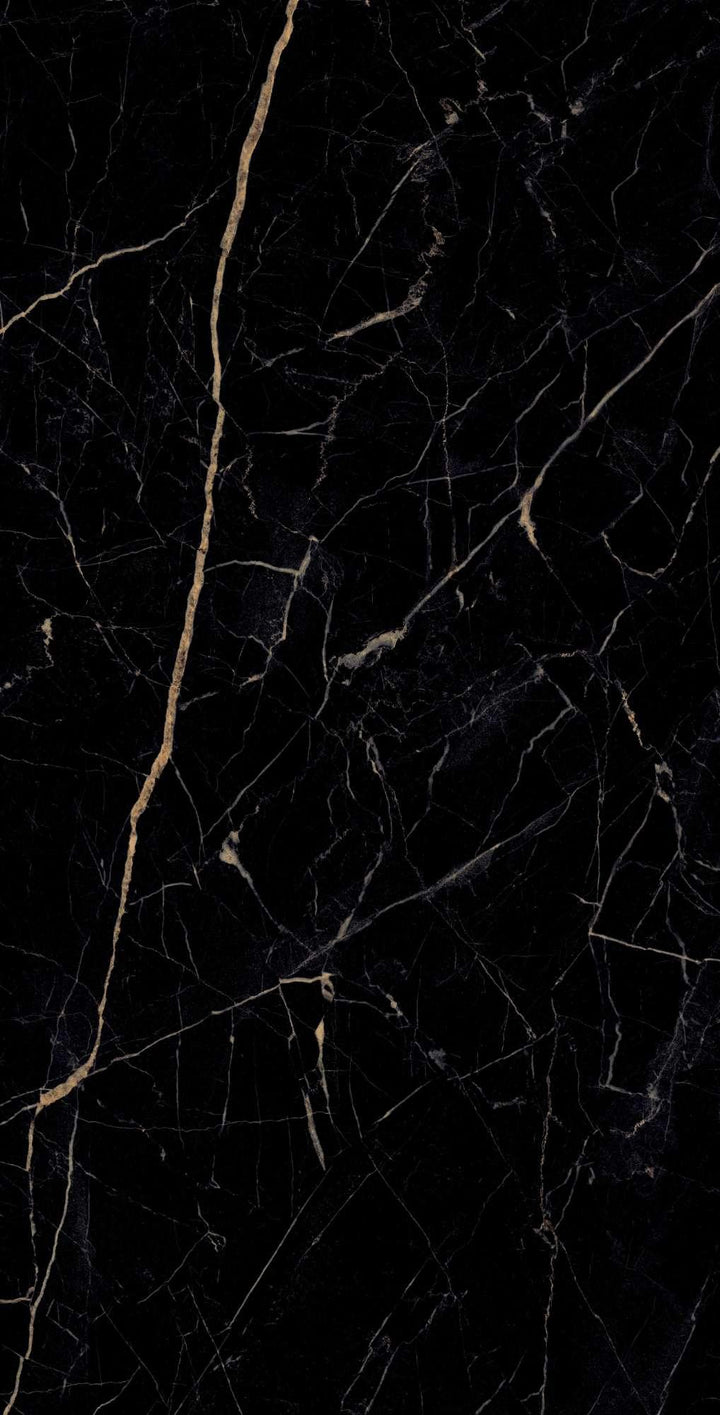 GRAPHITE BLACK HIGH GLOSS WALL &amp; FLOOR TILES 60X120 CM