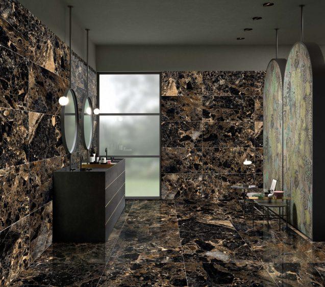 BLEND OF GOLD HIGH-GLOSS PORCELAIN WALL &amp; FLOOR TILES 60X120CM