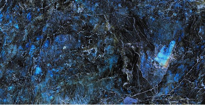 EPIC BLUE GLASS PORCELAIN FEATURE WALL TILES 60X120 CM