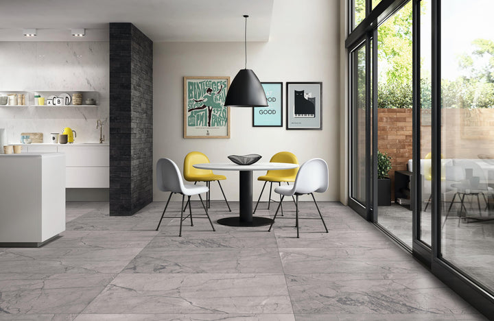 SLATE GREY  MATT PORCELAIN WALL &amp; FLOOR TILES 60X120 CM