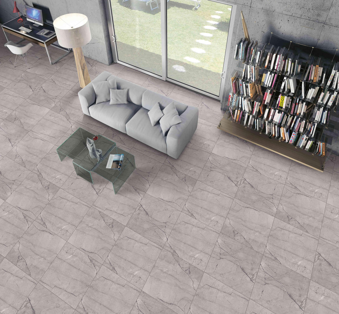 SLATE GREY  MATT PORCELAIN WALL &amp; FLOOR TILES 60X60 CM