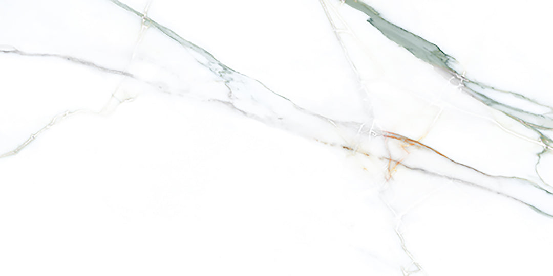 MAJETRY GREEN GLOSS PORCELAIN WALL &amp; FLOOR TILES 60X120 CM