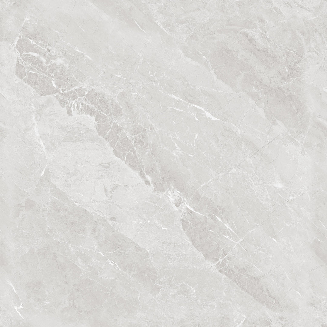 LUMINOUS BIANCO GLOSS PORCELAIN WALL &amp; FLOOR TILES 60x60 CM