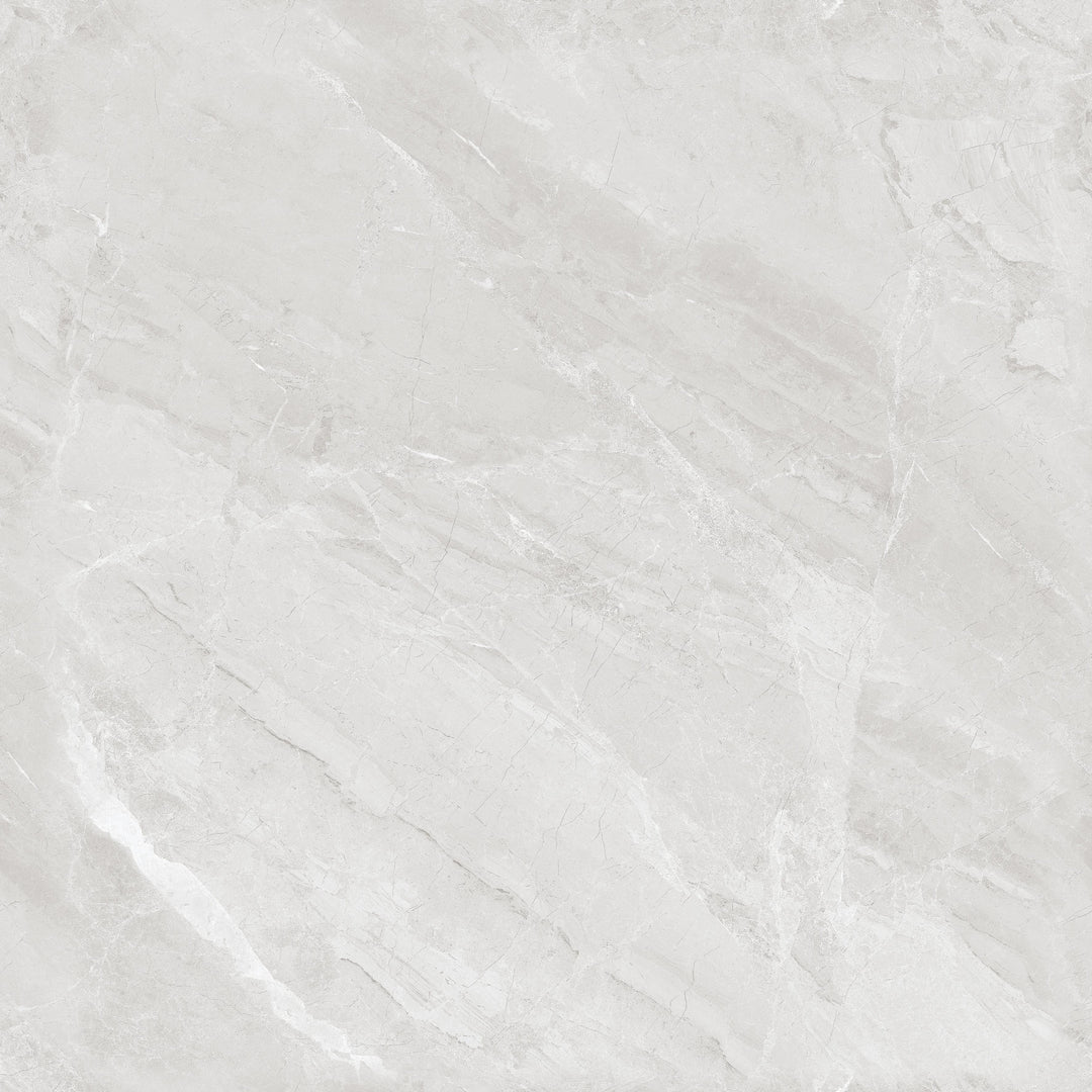 LUMINOUS BIANCO GLOSS PORCELAIN WALL &amp; FLOOR TILES 60x60 CM