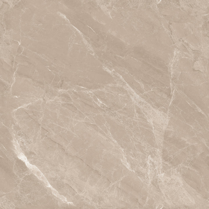 LUMINOUS BROWN ENDLESS GLOSS PORCELAIN WALL &amp; FLOOR TILES 60X60 CM