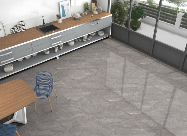 LUMINOUS GRISH ENDLESS GLOSS PORCELAIN WALL &amp; FLOOR TILES 30X60 CM