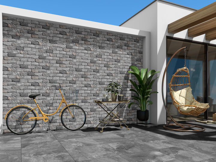 UNIVERSAL DARK GREY CERAMIC MATT TILES 30X60 CM